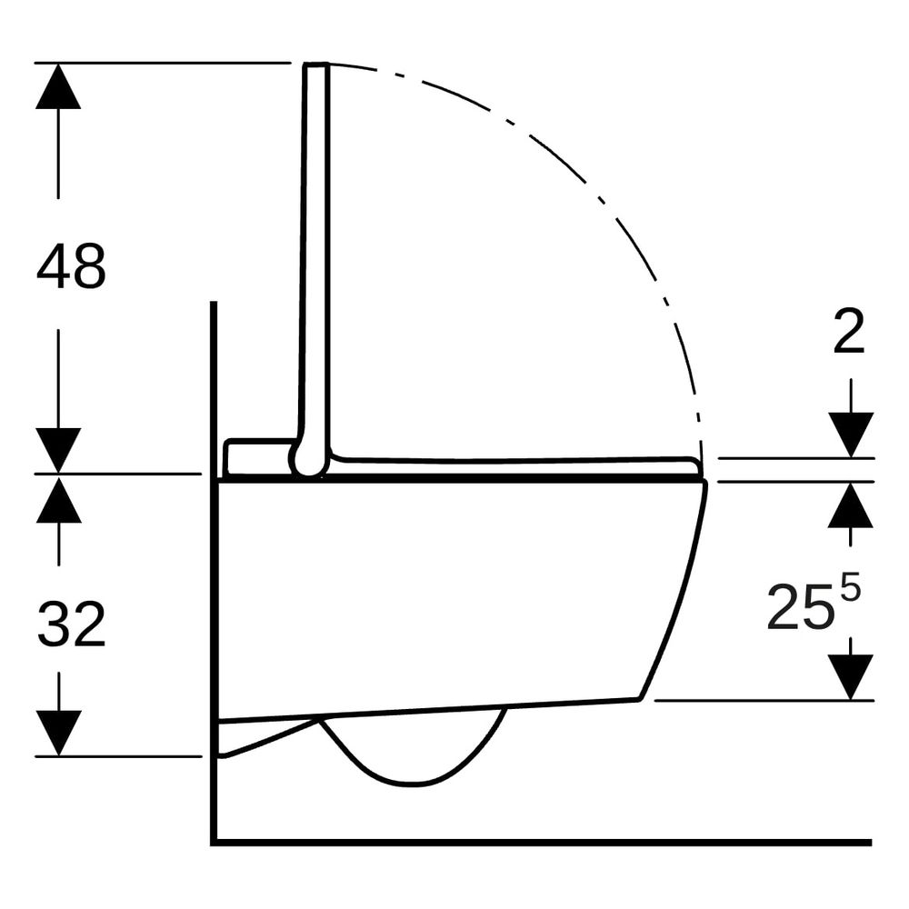 Geberit AquaClean Sela Dusch-WC, spülrandlos, 37,5x40x57cm, Keramik, Weiß... GEBERIT-146226011 4025410121875 (Abb. 10)