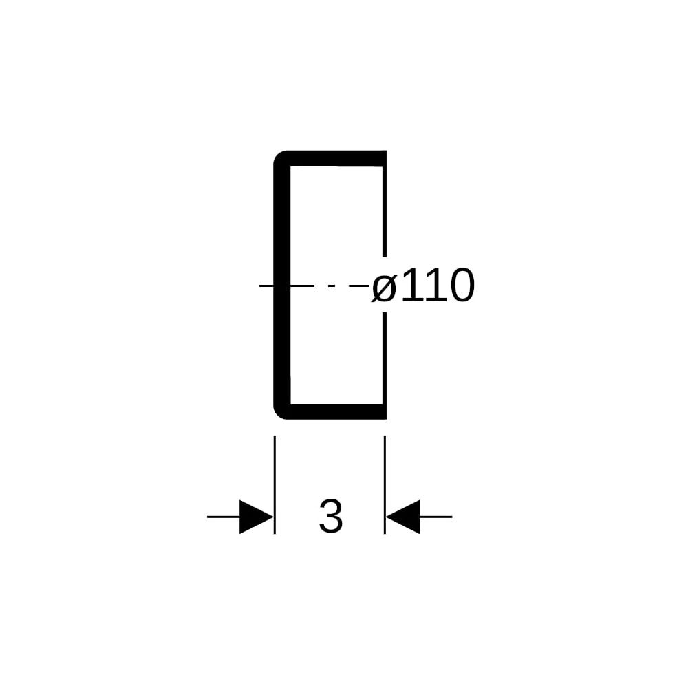 Geberit Silent db20 Enddeckel Außendurchmesser 110mm... GEBERIT-310005141 4025416192206 (Abb. 5)