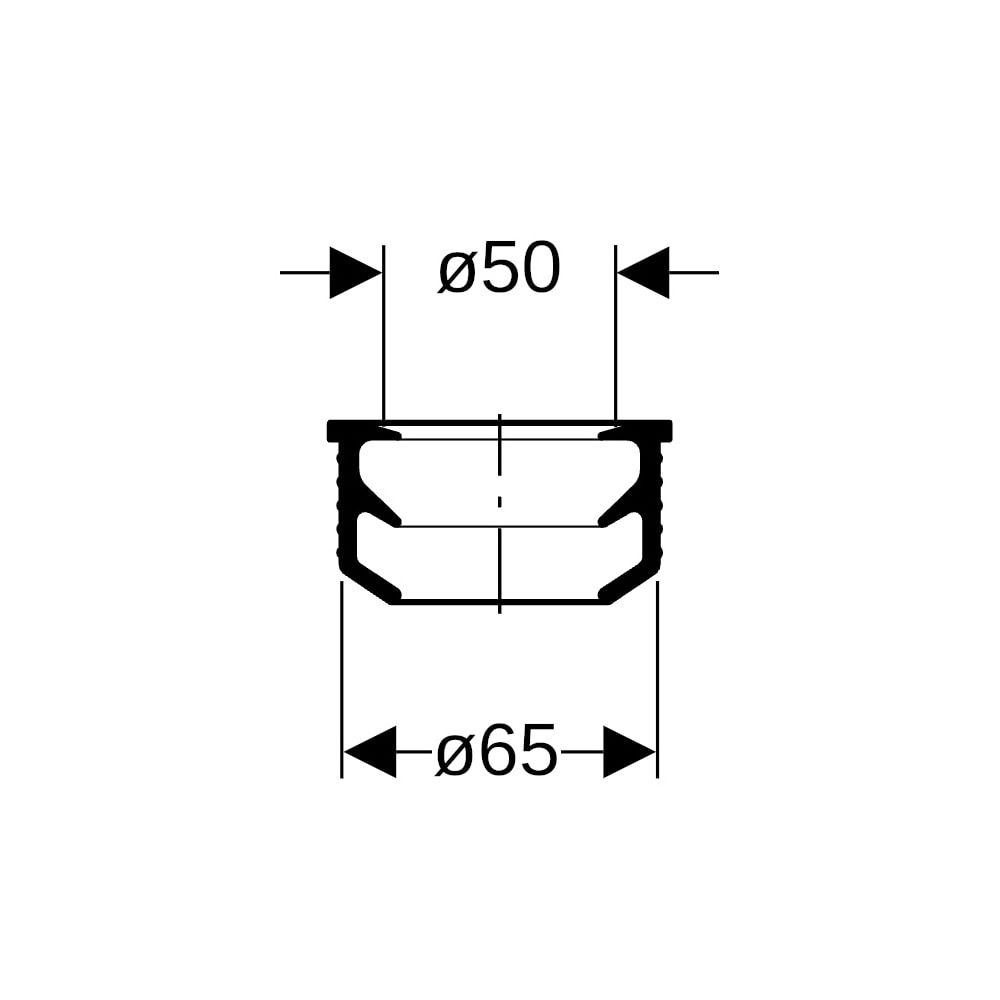 Geberit Manschette d 50mm, di 65mm, 894319001... GEBERIT-894319001 4025416094135 (Abb. 5)