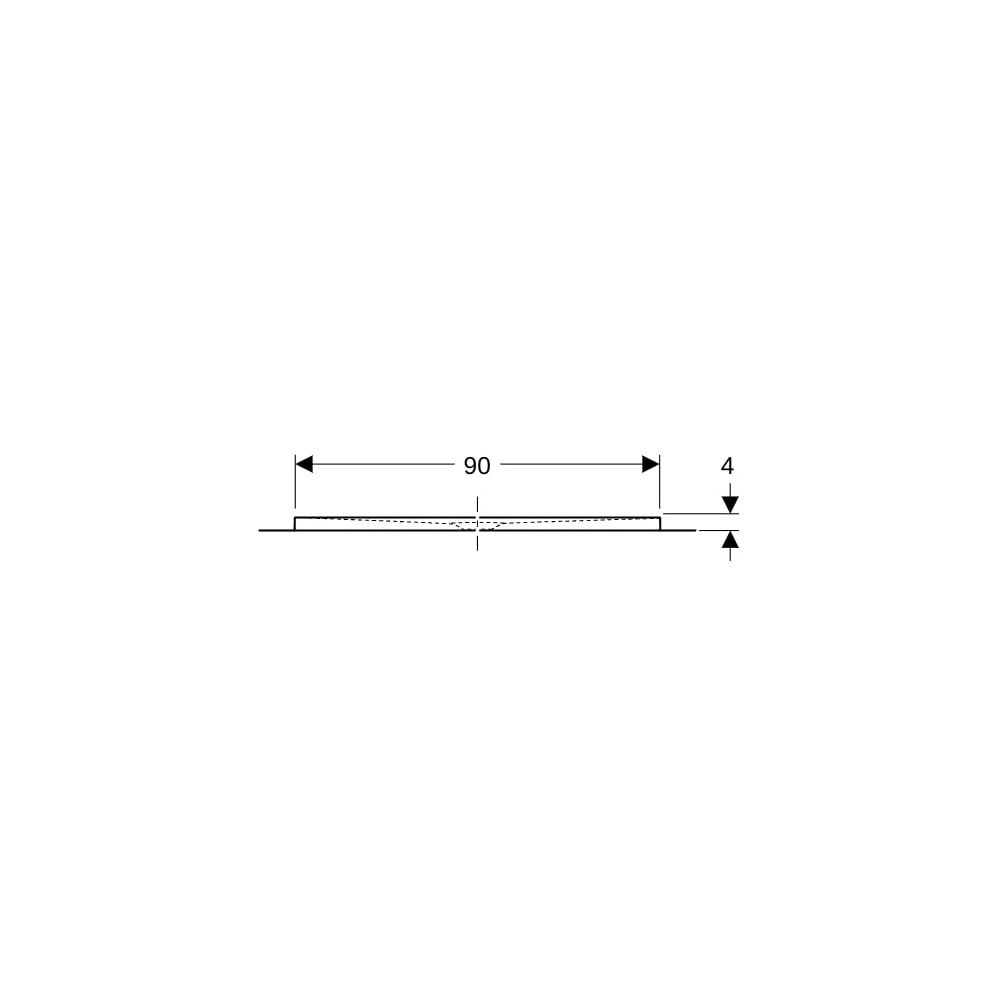 Geberit Olona quadratische Duschwanne mit Dichtvlies 90x90cm, Weiß... GEBERIT-550901001 4025410872982 (Abb. 9)