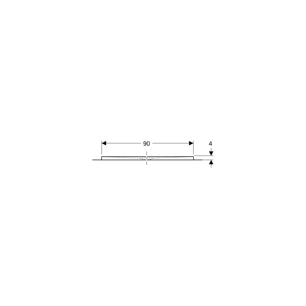 Geberit Olona Rechteckduschwanne mit Dichtvlies 160x90cm, Mattweiß... GEBERIT-550924001 4025410873460 (Abb. 10)