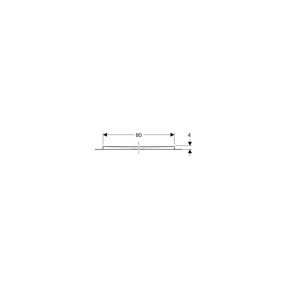 Geberit Olona Rechteckduschwanne mit Dichtvlies 170x80cm, Mattweiß... GEBERIT-550928001 4025410873538 (Abb. 10)