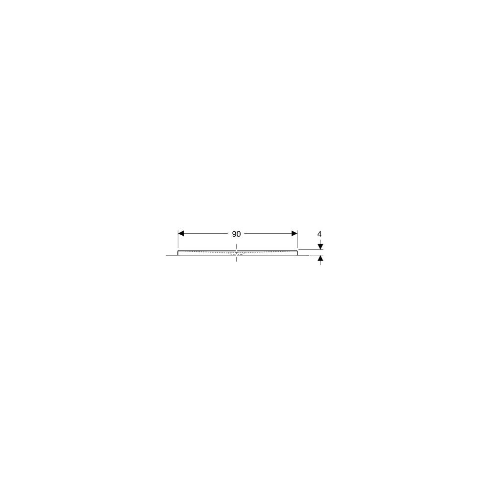 Geberit Olona Rechteckduschwanne mit Dichtvlies 170x90cm, Mattweiß... GEBERIT-550929001 4025410873545 (Abb. 10)