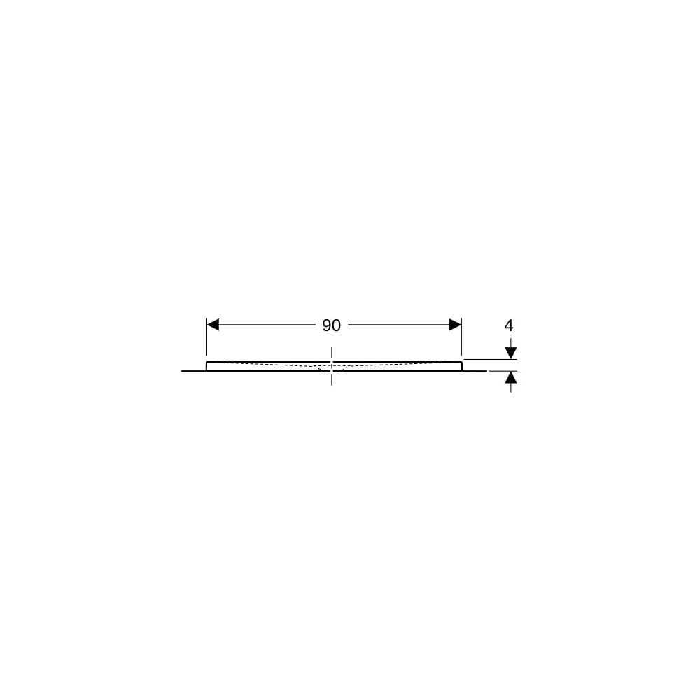 Geberit Olona Rechteckduschwanne mit Dichtvlies 120x90cm, Mattweiß... GEBERIT-550914001 4025410874115 (Abb. 10)