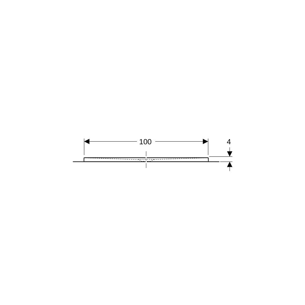Geberit Olona Rechteckduschwanne mit Dichtvlies 120x100cm, Mattweiß... GEBERIT-550915001 4025410873262 (Abb. 10)