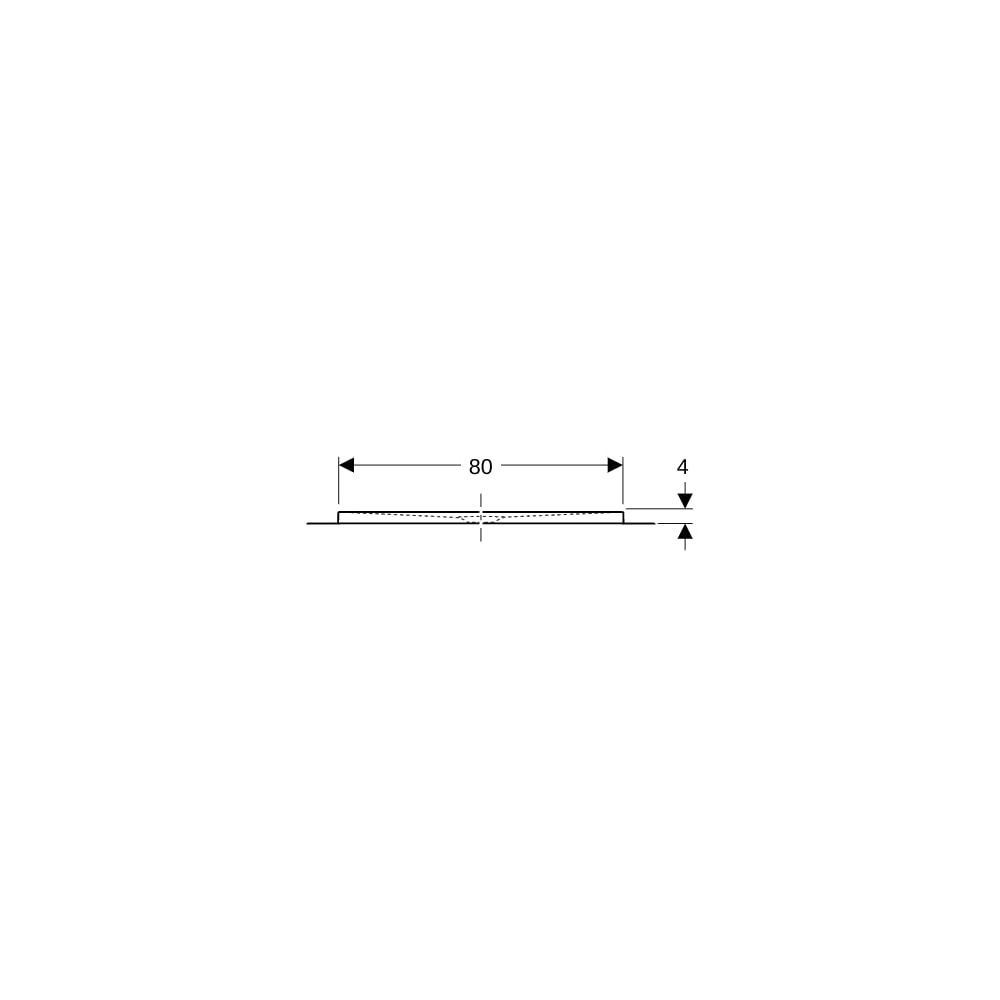 Geberit Olona Rechteckduschwanne mit Dichtvlies 140x80cm, Mattweiß... GEBERIT-550918001 4025410874139 (Abb. 10)