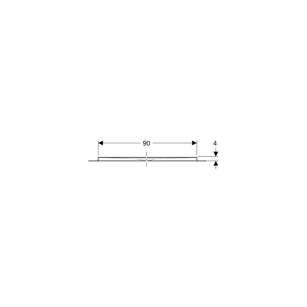 Geberit Olona Rechteckduschwanne mit Dichtvlies 140x90cm, Mattweiß... GEBERIT-550919001 4025410873286 (Abb. 10)