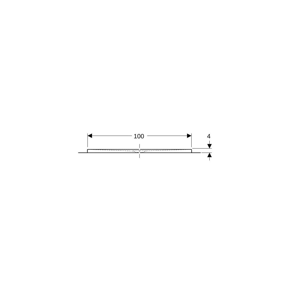 Geberit Olona Rechteckduschwanne mit Dichtvlies 140x100cm, Mattweiß... GEBERIT-550920001 4025410873293 (Abb. 10)