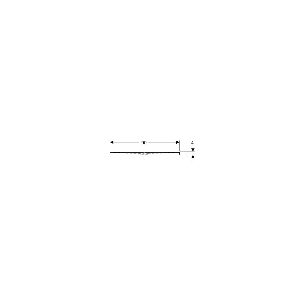 Geberit Olona Rechteckduschwanne mit Dichtvlies 180x90cm, Mattweiß... GEBERIT-550940001 4025410874146 (Abb. 9)