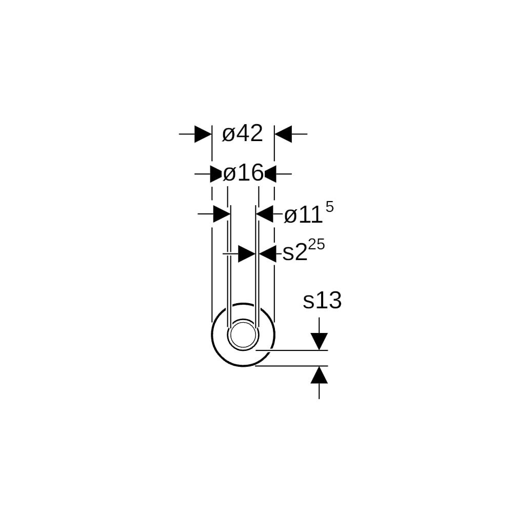 Geberit Mepla Systemrohr ML rund, vorgedämmt, D 16mm, Länge 50m, Dämmung 13mm, Rolle... GEBERIT-601136002 4064746061158 (Abb. 5)