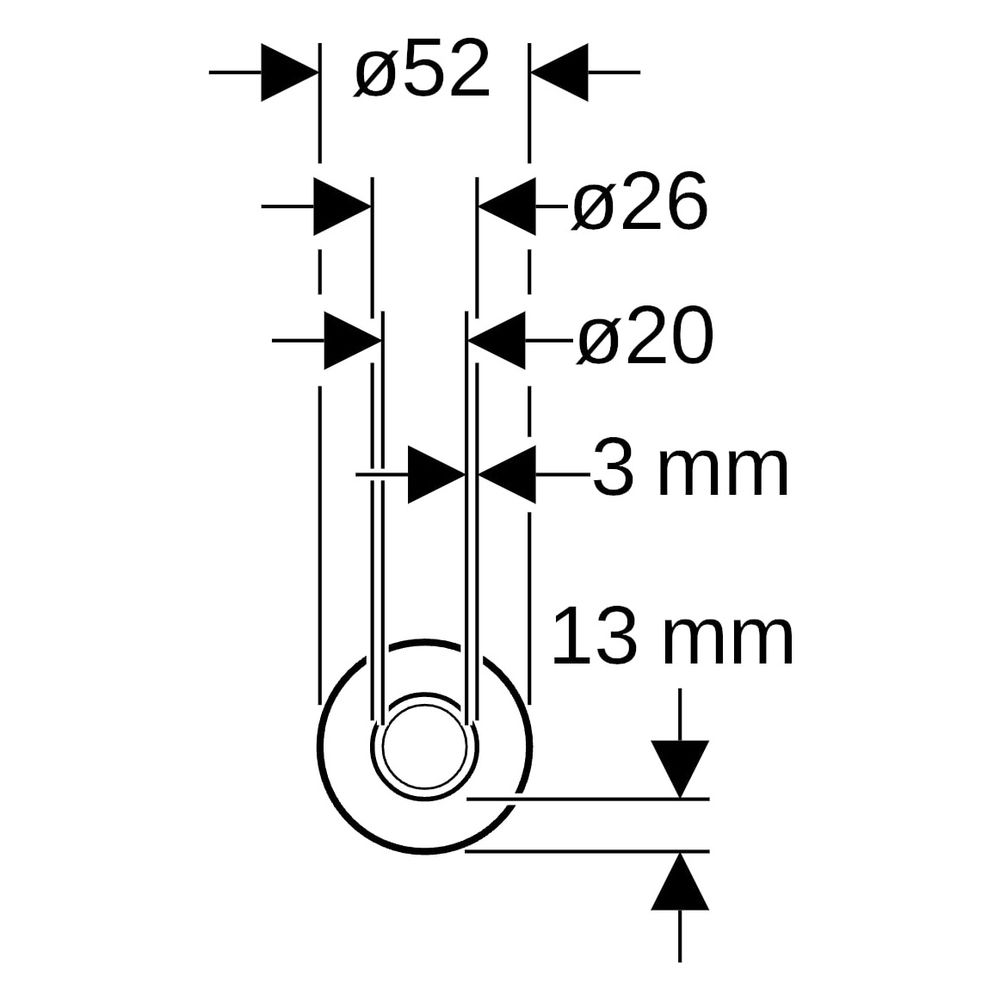 Geberit Mepla Systemrohr ML rund, vorgedämmt, D 26mm, Länge 25m, Dämmung 13mm, Rolle... GEBERIT-603136002 4064746061219 (Abb. 7)
