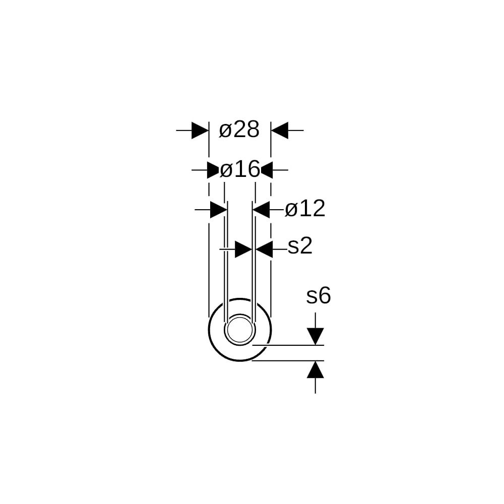 Geberit Systemrohr ML, Therm, rund vorgedämmt 6mm, D 16mm, Rollenware, Länge 50m... GEBERIT-619150002 4064746060793 (Abb. 5)