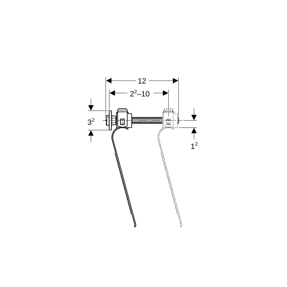 Geberit Rohrschelle GIS, 16-32mm, 19x4x12cm, 461216001... GEBERIT-461216001 4064746058288 (Abb. 4)