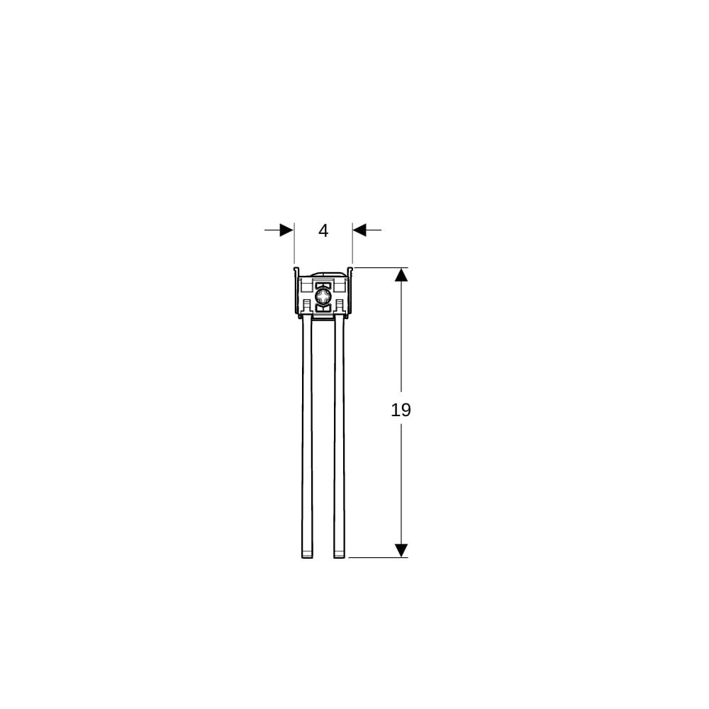 Geberit Rohrschelle GIS, 16-32mm, 19x4x12cm, 461216001... GEBERIT-461216001 4064746058288 (Abb. 5)