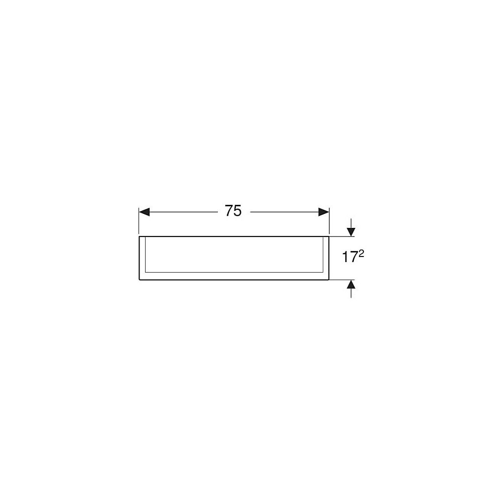 Geberit Option Plus Spiegelschrank mit Beleuchtung zwei Türen 75x70x17,2cm Korpus au... GEBERIT-500206001 4025416356851 (Abb. 4)