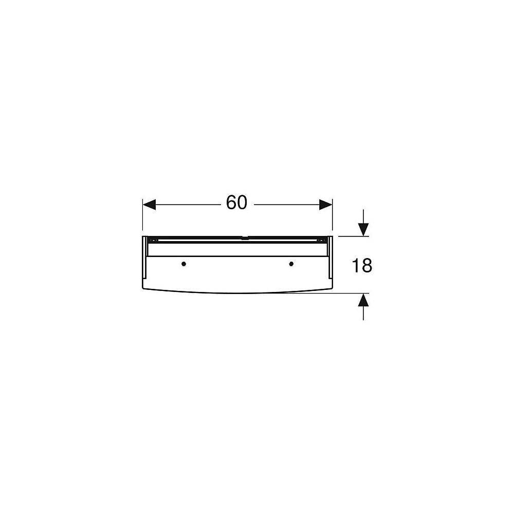 Geberit Option Basic Spiegelschrank, Beleuchtung, 2 Türen, 60x67,7x18cm, CEE 7/4,7/3... GEBERIT-500273001 4025416428954 (Abb. 4)