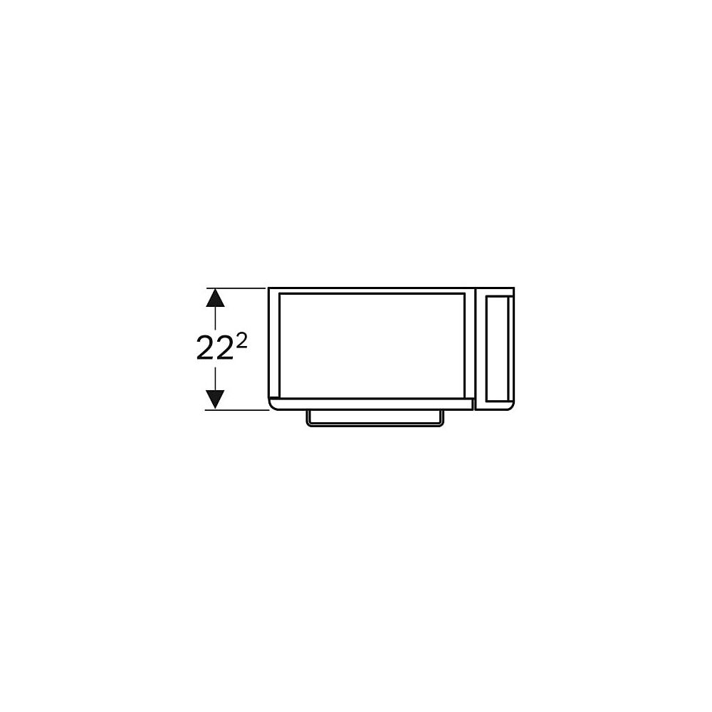 Geberit Renova Compact Unterschrank, Handwaschbecken, Handtuchhalter rechts, 44,8x60... GEBERIT-862050000 4022009327441 (Abb. 3)