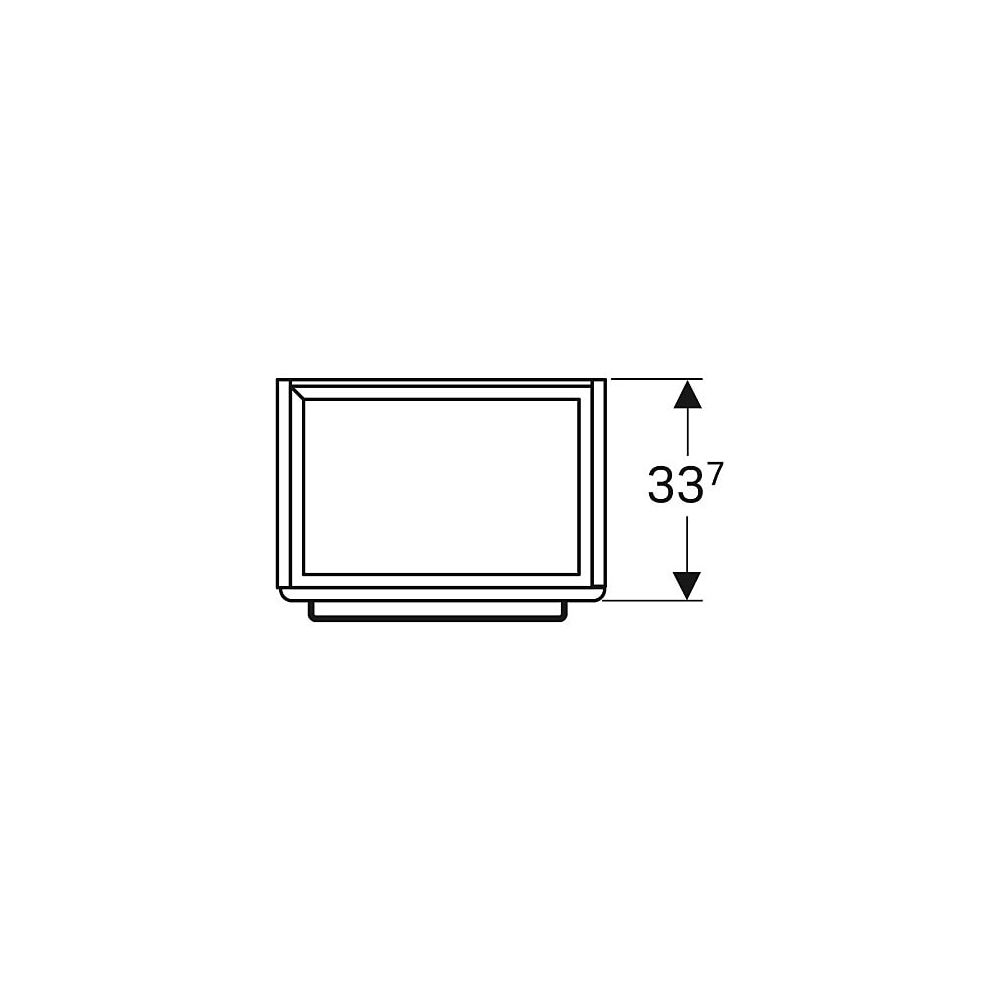 Geberit Renova Compact Unterschrank, Waschtisch, 1 Tür, 50x60,4x36,7cm, Weiß lackier... GEBERIT-862055000 4022009327465 (Abb. 4)