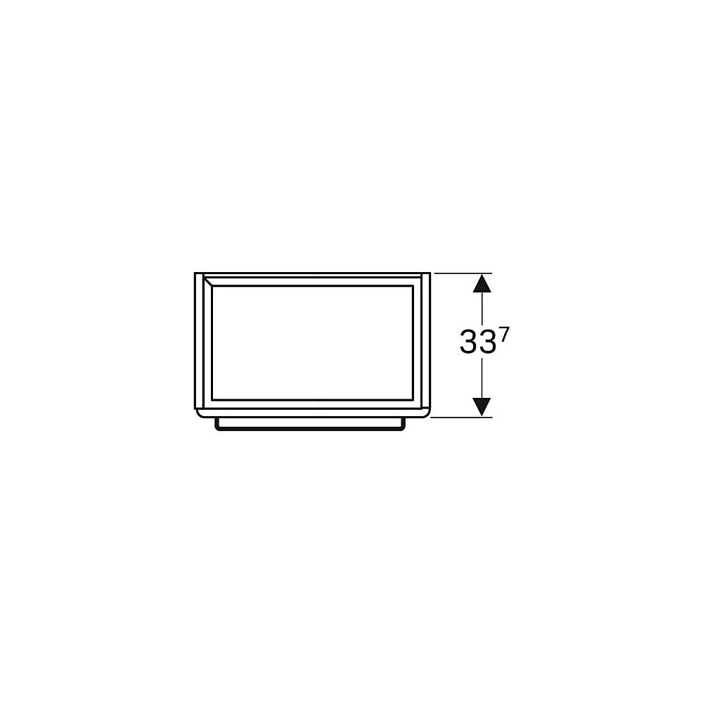 Geberit Renova Compact Unterschrank, Waschtisch, 1 Tür, 55x60,4x36,7cm, Weiß lackier... GEBERIT-862060000 4022009327472 (Abb. 4)
