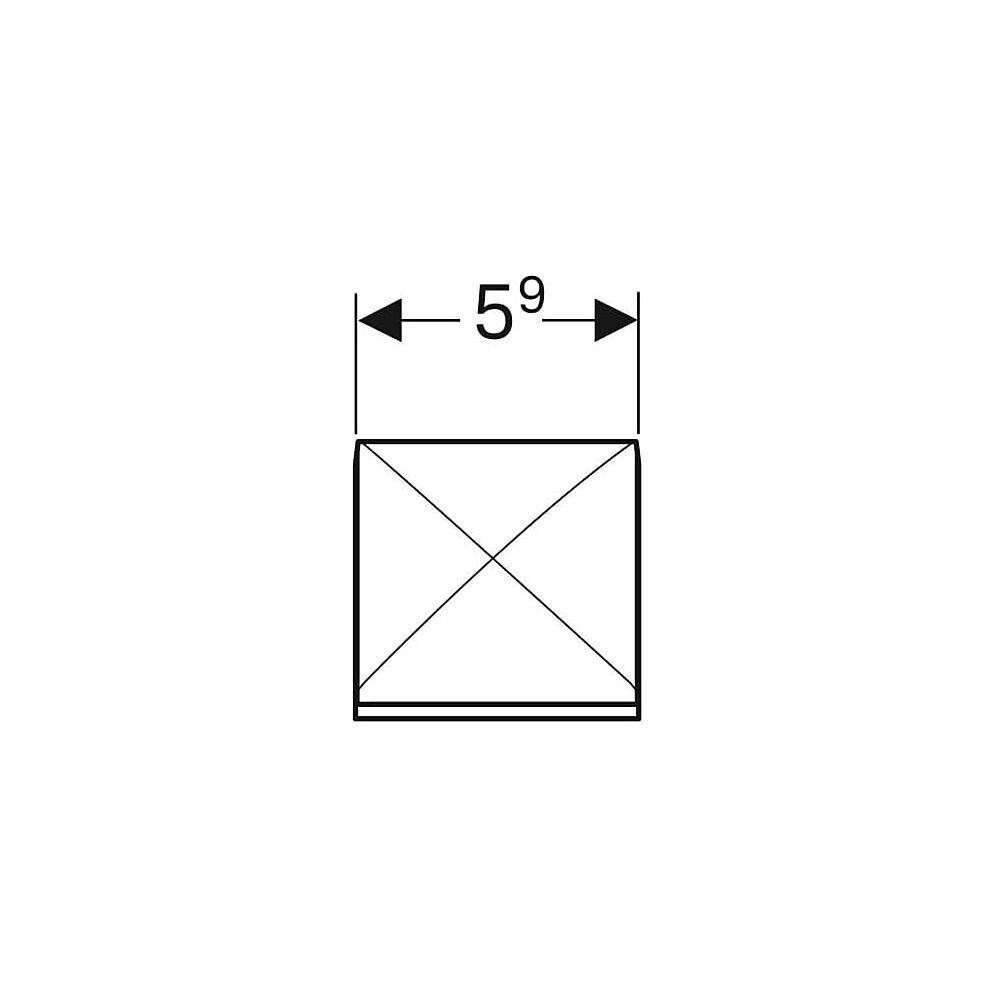 Geberit Steckdosenelement Steckertyp CEE 7/16, Anthrazit... GEBERIT-501020000 4022009343441 (Abb. 5)