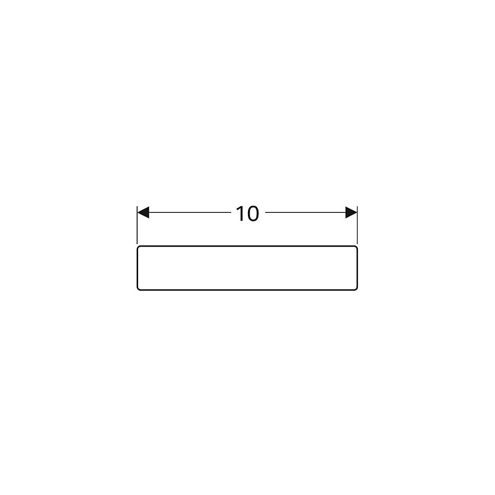 Geberit Magnethalter, 10x2x0,5cm, 510010000... GEBERIT-510010000 4022009343120 (Abb. 5)