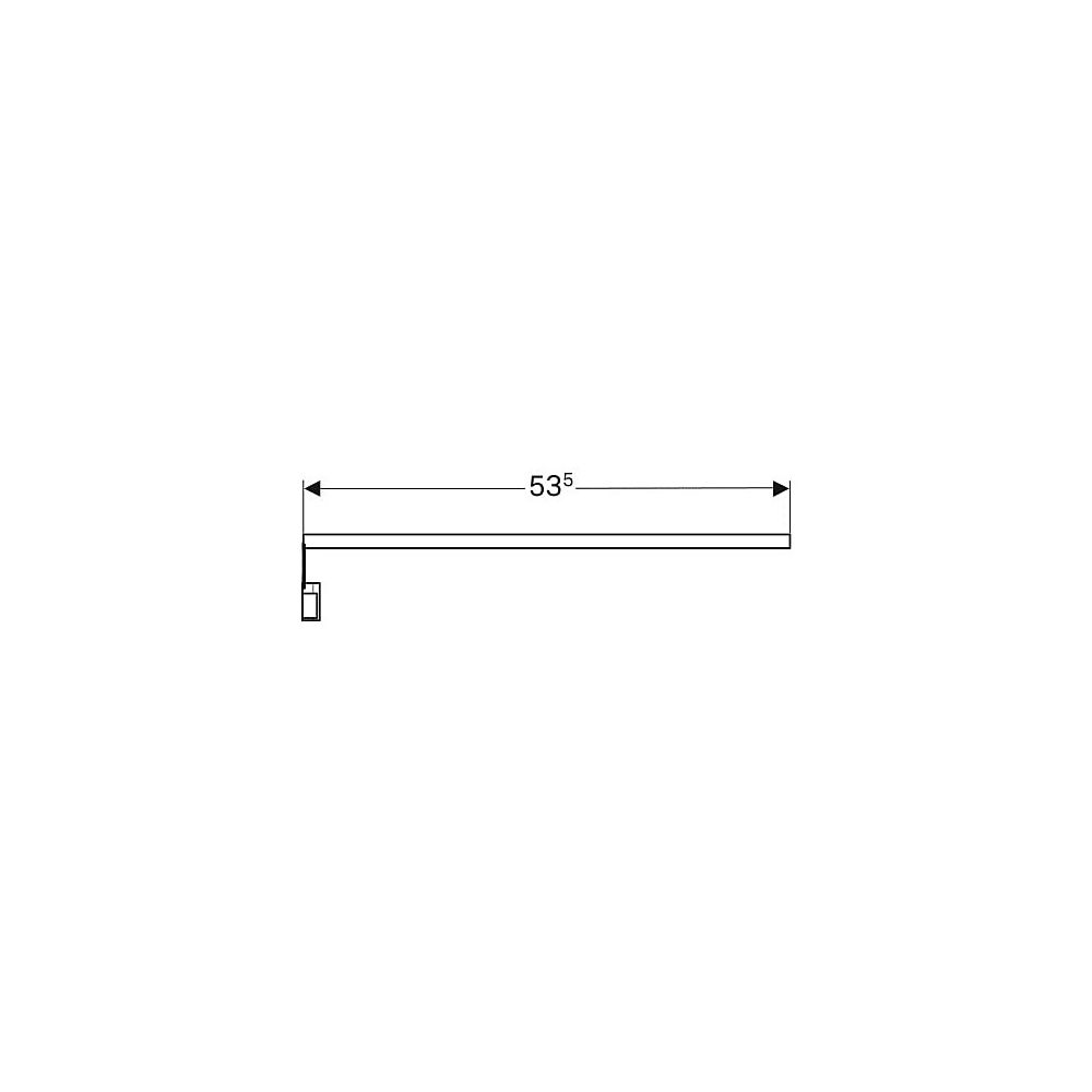 Geberit Lichtleiste für Schublade Länge 53,5cm... GEBERIT-501535000 4022009343069 (Abb. 4)
