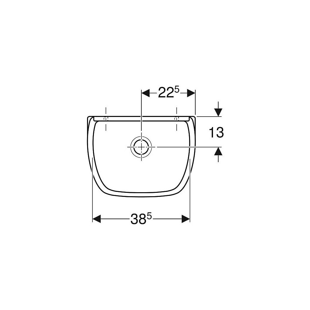 Geberit Publica Ausgussbecken für Klapprost 45x35x33,5cm... GEBERIT-367200000 4022009080568 (Abb. 4)