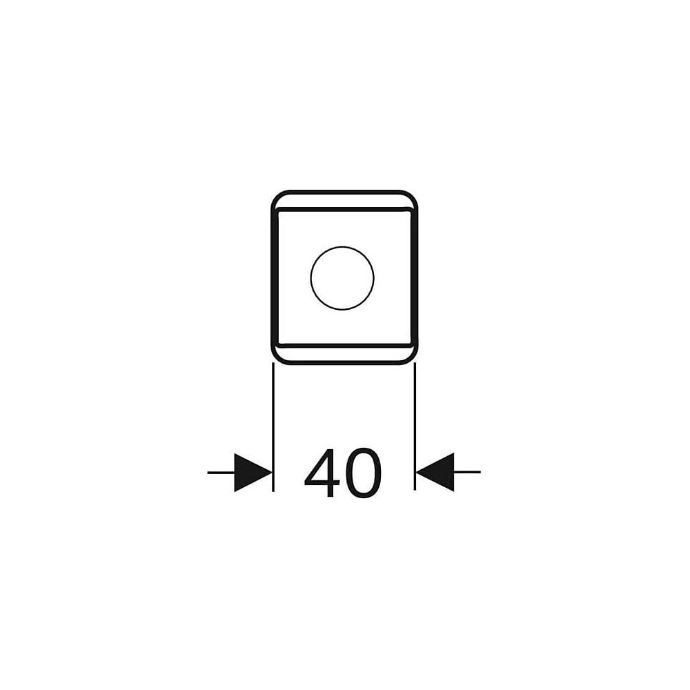 Geberit Set Füße Höhe 15-16,5cm, verchromt... GEBERIT-500550000 4022009329070 (Abb. 4)
