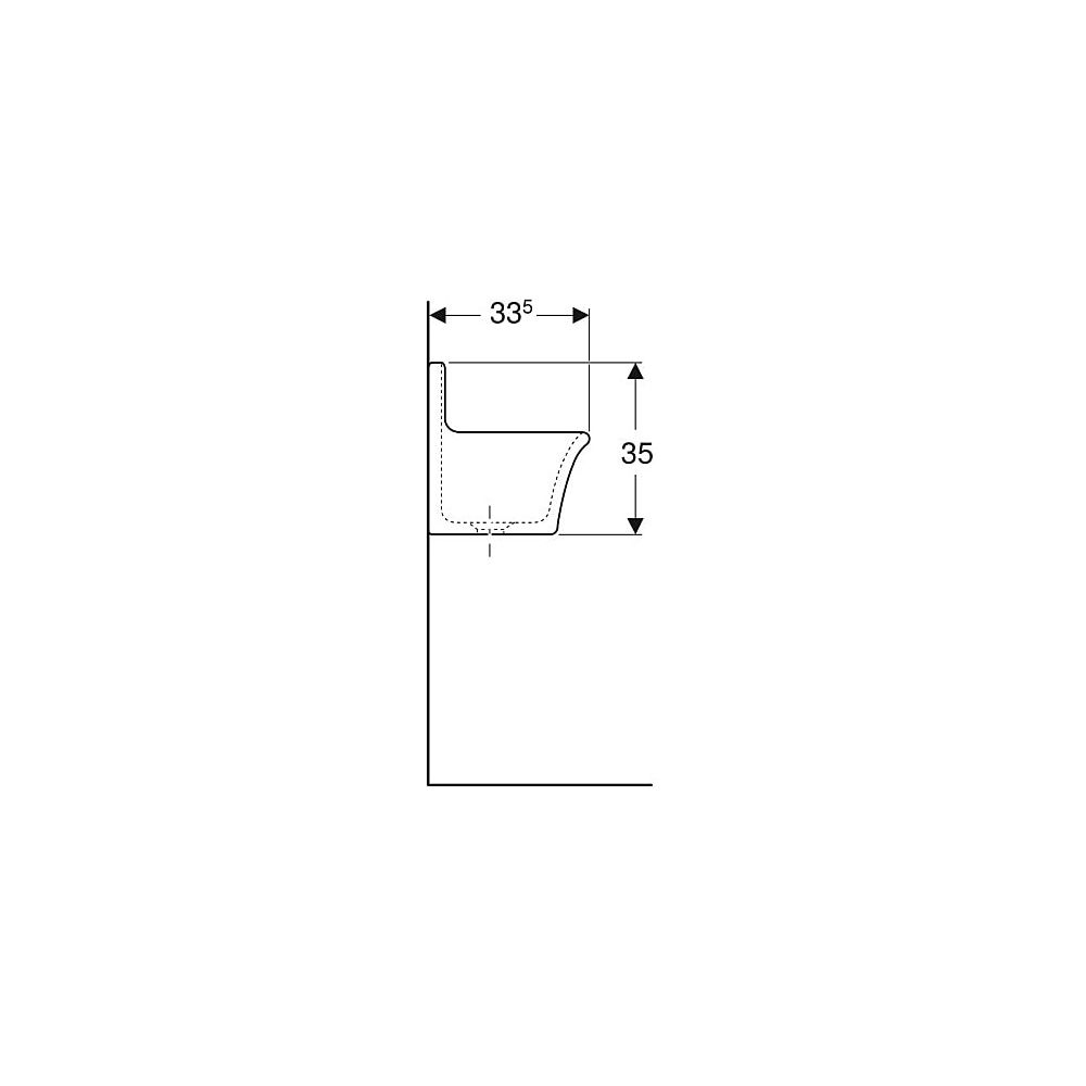 Geberit Publica Ausgussbecken für Klapprost 45x35x33,5cm... GEBERIT-367200000 4022009080568 (Abb. 6)