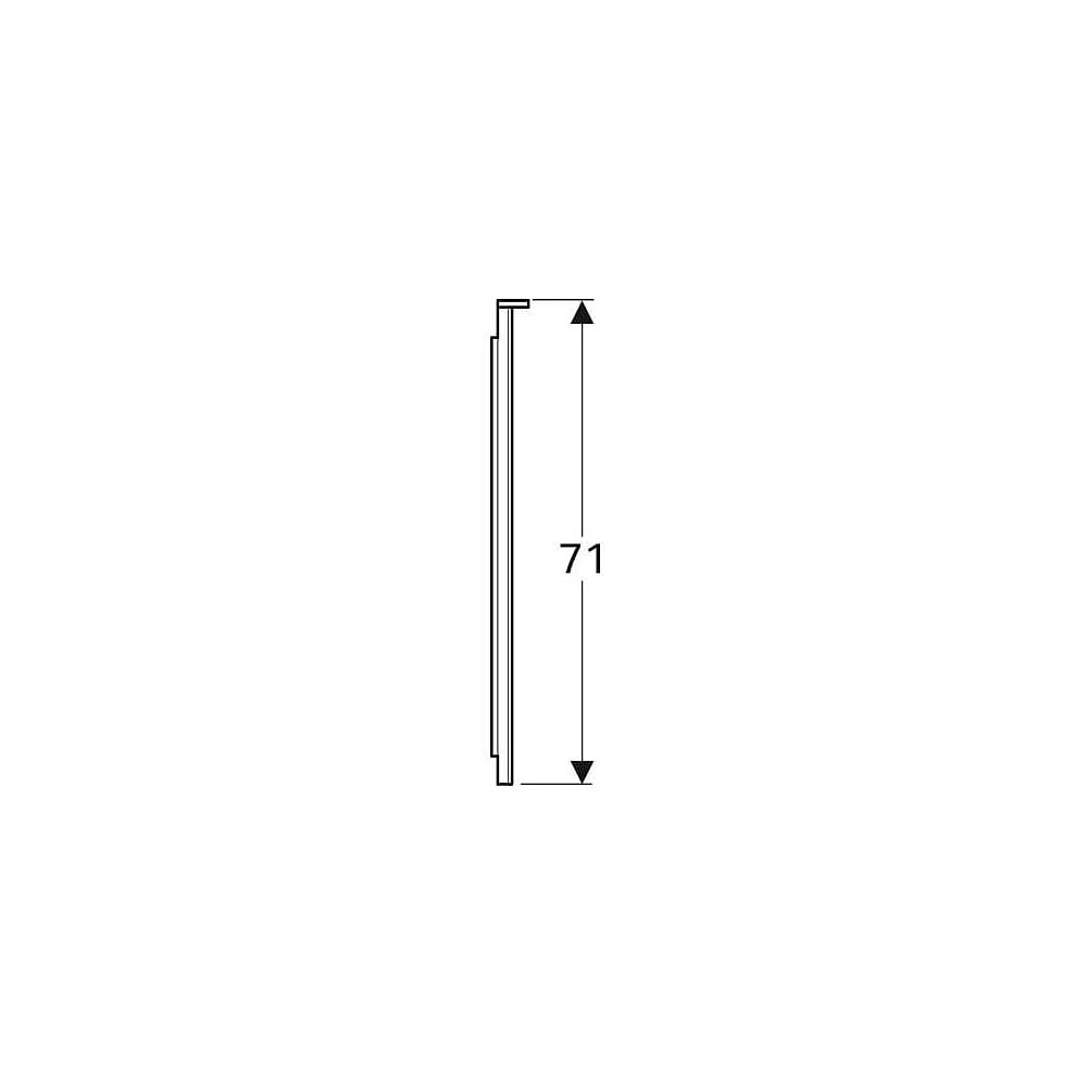 Geberit Xeno2 Lichtspiegel mit direkter, indirekter Beleuchtung, Breite 140cm, Höhe ... GEBERIT-500203001 4025416431879 (Abb. 6)