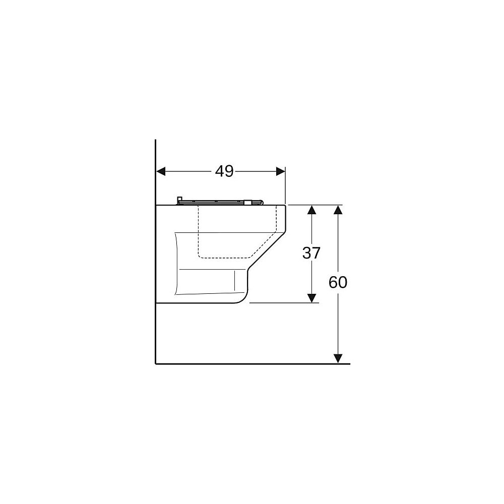 Geberit Publica Ausguss mit Klapprost, 40x37x49cm... GEBERIT-201680600 4022009315875 (Abb. 6)