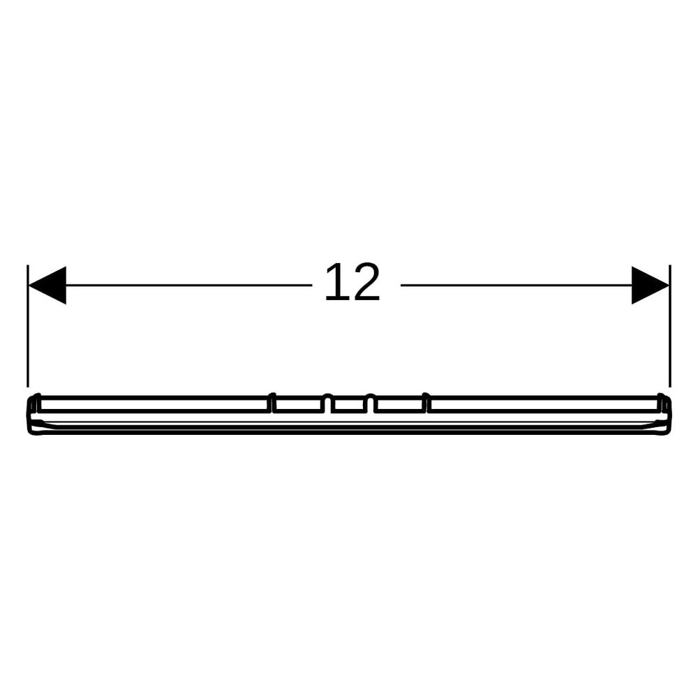 Geberit Verbindungsstück CleanLine30, 12x4,1cm, 154322001... GEBERIT-154322001 4064746028908 (Abb. 4)