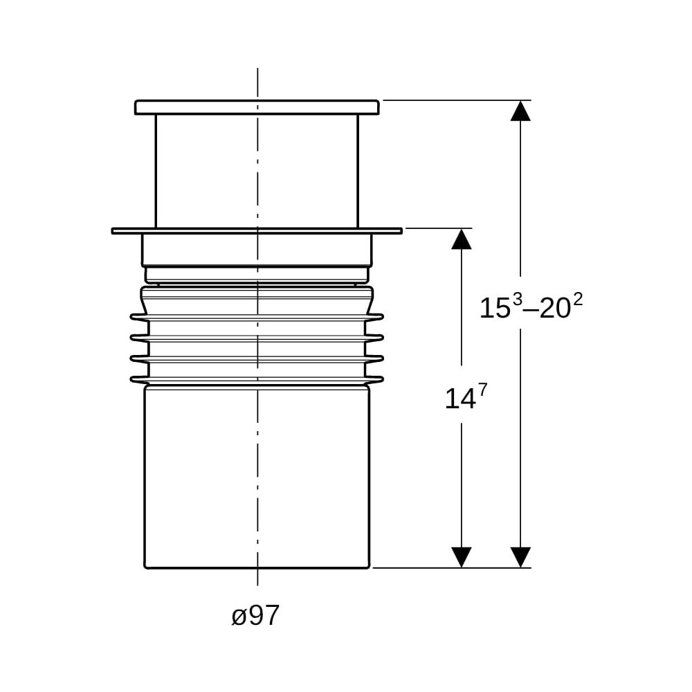 Geberit Bodenablauf Varino, 1,1l/s, 10x10cm, PP, Edelstahl 304, 388060001... GEBERIT-388060001 4064746094064 (Abb. 5)