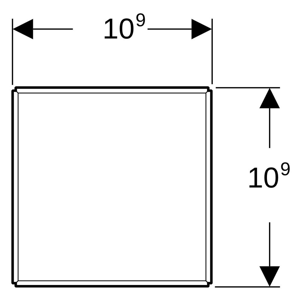 Geberit Schlitzrost für Bodenentwässerung, 10,9x10,9cm, 242408001... GEBERIT-242408001 6925284120951 (Abb. 4)