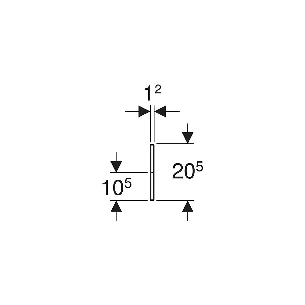 Geberit Bambini Dekorblende Front, für Spiel-, Waschlandschaft, für 3 Waschtischarma... GEBERIT-430360016 4022009336757 (Abb. 4)
