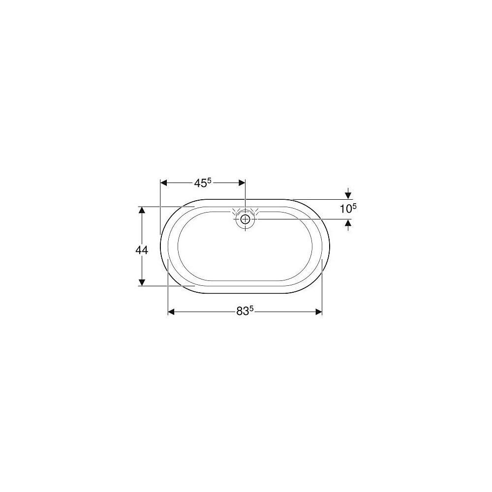 Geberit Bambini Ovalbadewanne, Breite 51,5cm, Alpinweiß... GEBERIT-407010016 4022009295856 (Abb. 4)