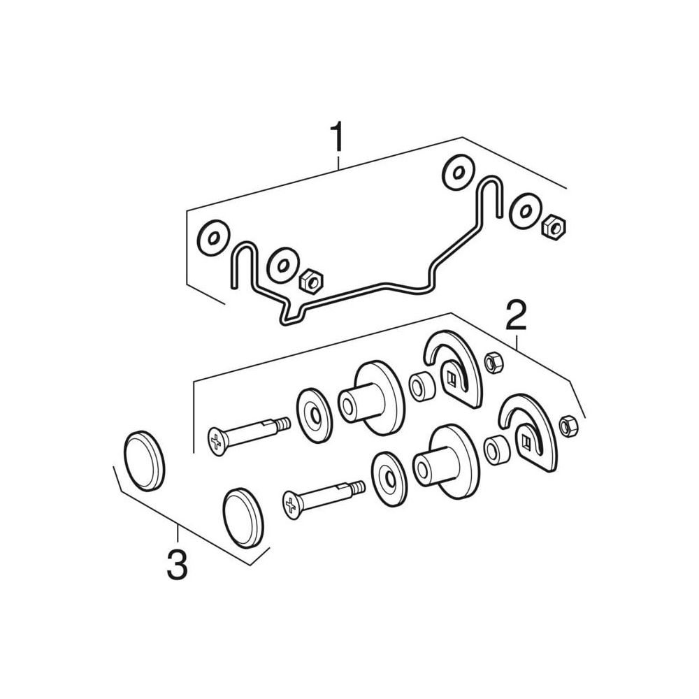 Geberit Renova Compact Halbsäule, Weiß... GEBERIT-296250000 4022009327427 (Abb. 10)