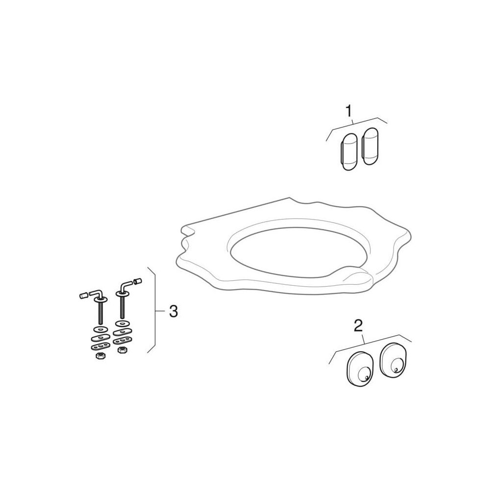 Geberit Bambini Wand-WC für Kinder, Tiefspüler, für WC-Sitz Tiefe 53,5cm, Weiß... GEBERIT-201700000 4022009014662 (Abb. 12)