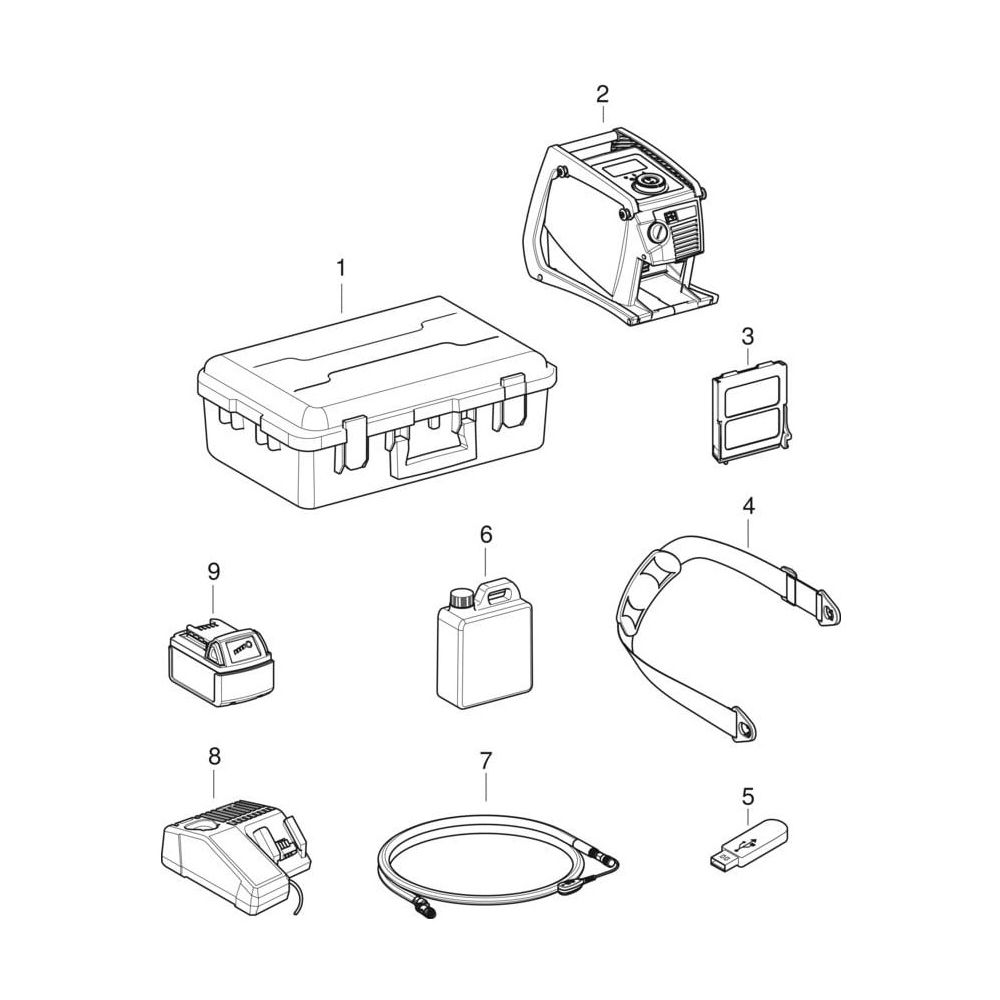 Geberit CP700G Hydraulikaggregat im Koffer, 230V/50-60 Hz, Steckertyp CEE 7/16... GEBERIT-691231P11 4025410931689 (Abb. 4)