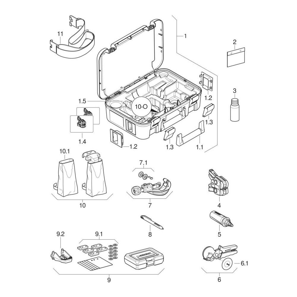 Geberit FlowFit Set Pressbacke Typ 1 Außendurchmesser 16-40mm... GEBERIT-691035001 4025410728241 (Abb. 4)