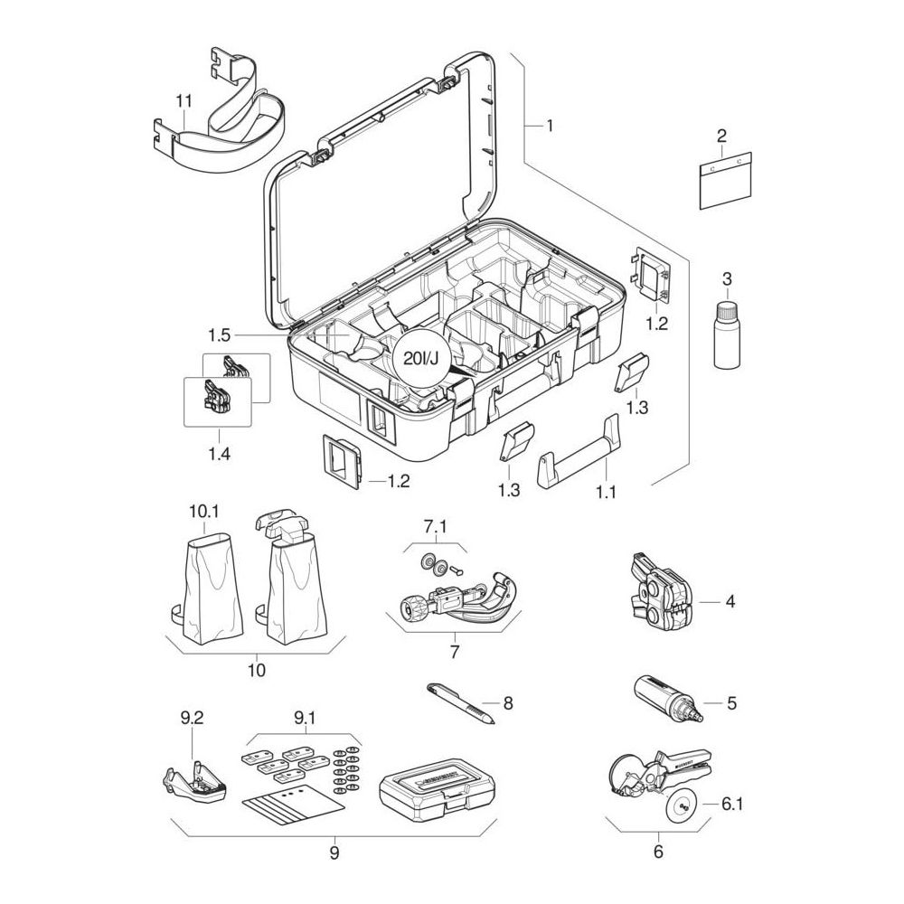 Geberit FlowFit Set Pressbacke Typ 2 Außendurchmesser 16/20/25/32/40/50/63/75mm... GEBERIT-691037001 4025410728142 (Abb. 4)