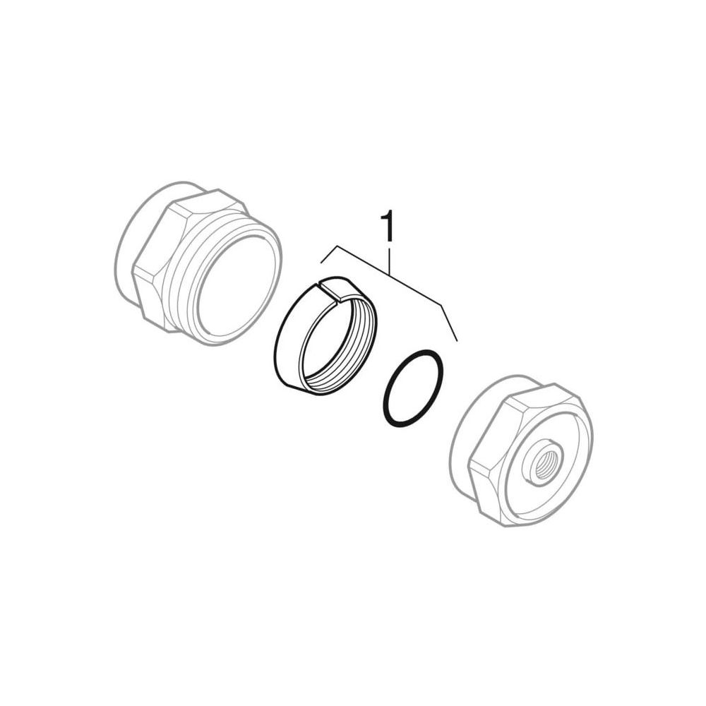 Geberit Mepla Abpressstopfen für Rohrende, d 26mm, Rp 1/2″, Messing... GEBERIT-603485001 4025416151111 (Abb. 6)