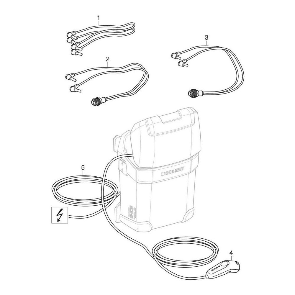 Geberit Elektroschweißgerät Typ 3 Elektroschweißgerät 230V Steckertyp CEE 7/7... GEBERIT-359911P01 4025416307860 (Abb. 4)