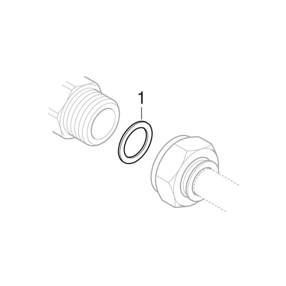 Geberit Mepla Übergangsverschraubung mit Außengewinde, d 32mm, R 1″, G 1 1/4″, Rotgu... GEBERIT-604590005 4025416679653 (Abb. 6)