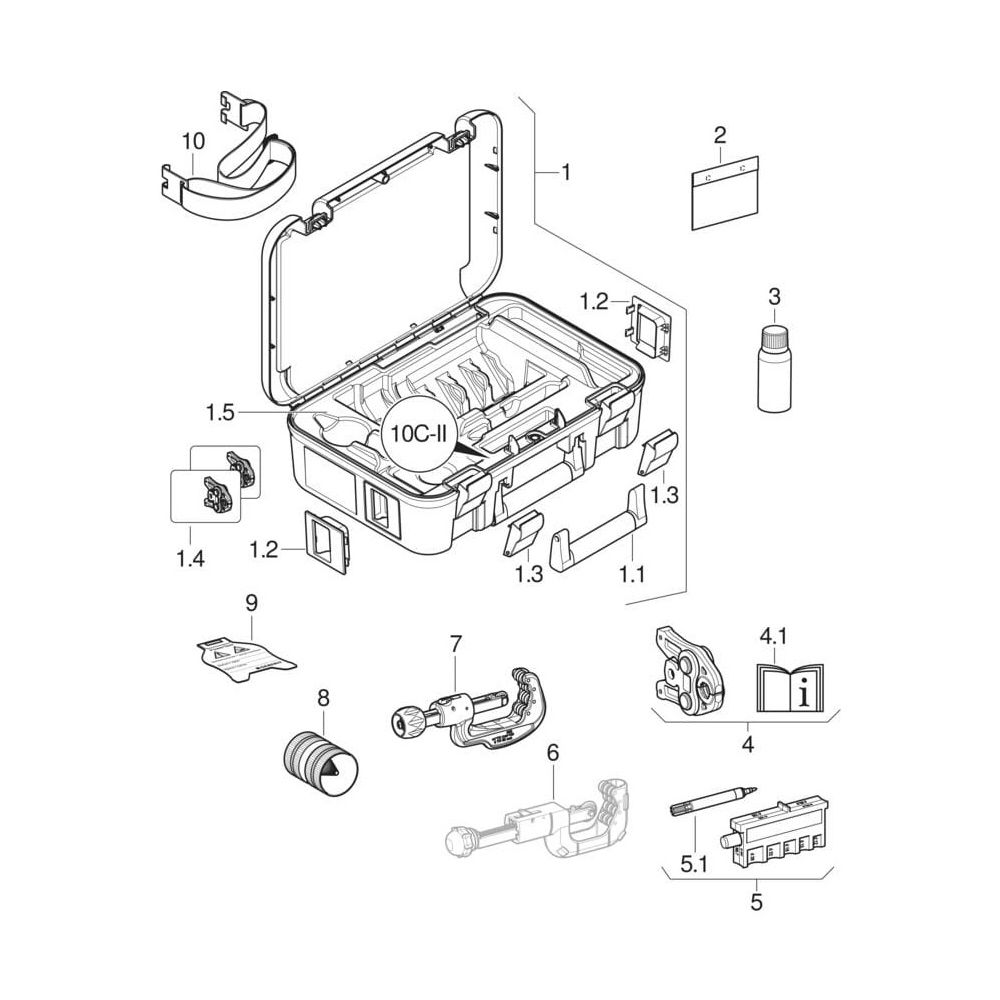 Geberit Mapress Set Pressbacken Typ 2 Außendurchmesser 15/18/22/28mm... GEBERIT-690231001 4025416519164 (Abb. 5)