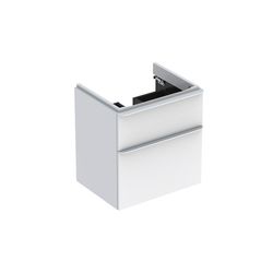 Geberit Smyle Square Unterschrank für Waschtisch, 2 Schubladen, 58,4x61,7x47cm, Weiß... GEBERIT-500352001 4025416424611 (Abb. 1)