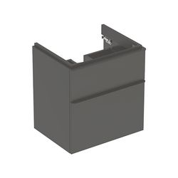 Geberit Smyle Square Unterschrank für Waschtisch, 2 Schubladen, 58,4x61,7x47cm, Lava... GEBERIT-500352JK1 4025416431558 (Abb. 1)