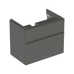 Geberit Smyle Square Unterschrank für Waschtisch, 2 Schubladen, 73,4x61,7x47cm, Lava... GEBERIT-500353JK1 4025416363422 (Abb. 1)