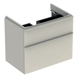 Geberit Smyle Square Unterschrank für Waschtisch, 2 Schubladen, 73,4x61,7x47cm, Sand... GEBERIT-500353JL1 4025416432128 (Abb. 1)