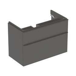 Geberit Smyle Square Unterschrank für Waschtisch, 2 Schubladen, 88,4x61,7x47cm, Lava... GEBERIT-500354JK1 4025416433576 (Abb. 1)